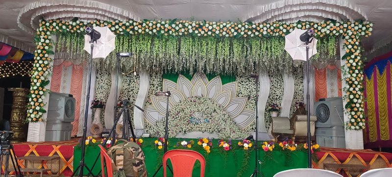 Lotus Motif Floral Stage Design by G C M Events