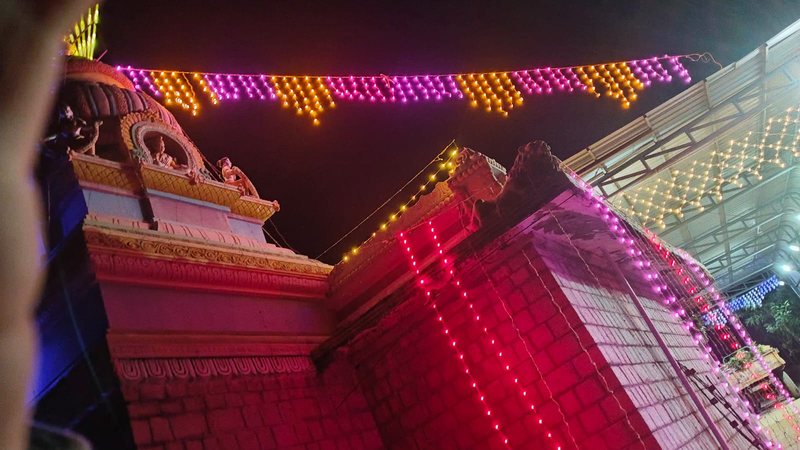 Night Architectural & Temple Illumination by G C M Events
