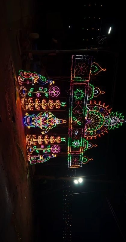 Artistic Serial Lighting Creation by G C M Events