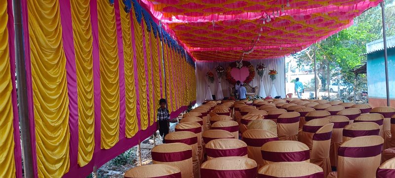 Grand Shamiyana Hall & Banquet Seating by G C M Events