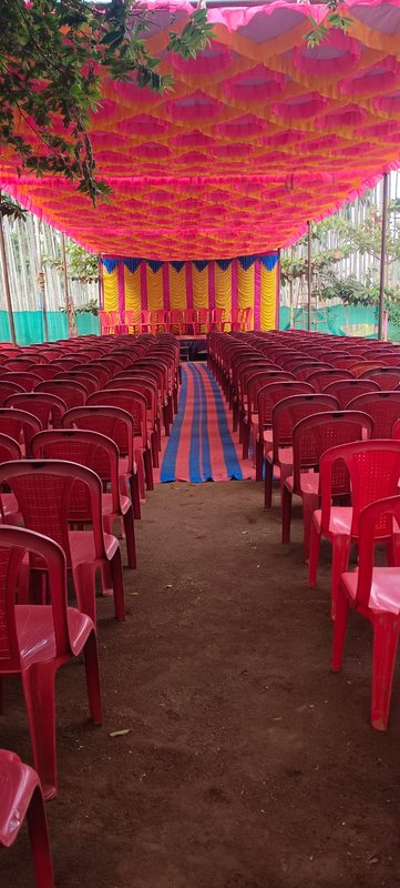 Traditional Shamiyana Canopy Setup by G C M Events